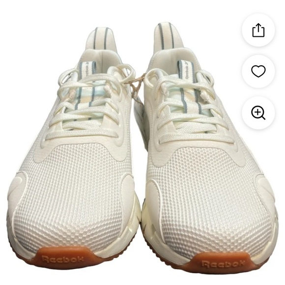 Reeboks, Zig, size 7.5, women's, dynamica runners, chalk grey, breathable mesh! - Picture 6 of 11